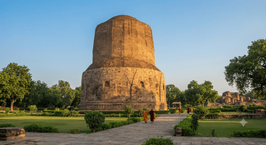 Sarnath — Dhamek Stupa